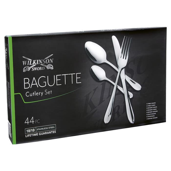 Baguette 44 Piece Cutlery Set