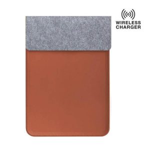 Buy Camden Giftology 14 Felt Laptop Sleeve With 15W Magnetic Charger Online