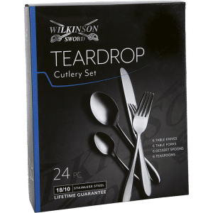 Buy Teardrop 24 Piece Cutlery Set Online