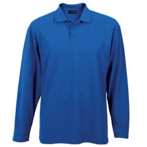 Alternative view of 175g Pique Knit Long Sleeve Golfer Mens