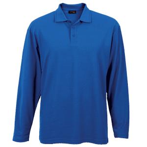 Buy 175g Pique Knit Long Sleeve Golfer Mens Online