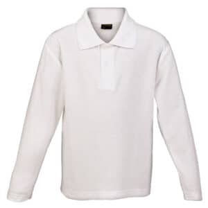 175g Pique Knit Long Sleeve Golfer Kiddies