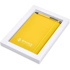 Alternative view of Hibiscus Notebook & Pen Set