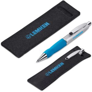 Alternative view of Altitude Turbo Tide Ball Pen in Felt Pouch