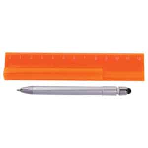 Alternative view of Translucent Ruler with Stylus Pen