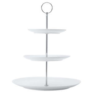 Buy White Basics Diamonds 3 -Tier Cake Stand Online