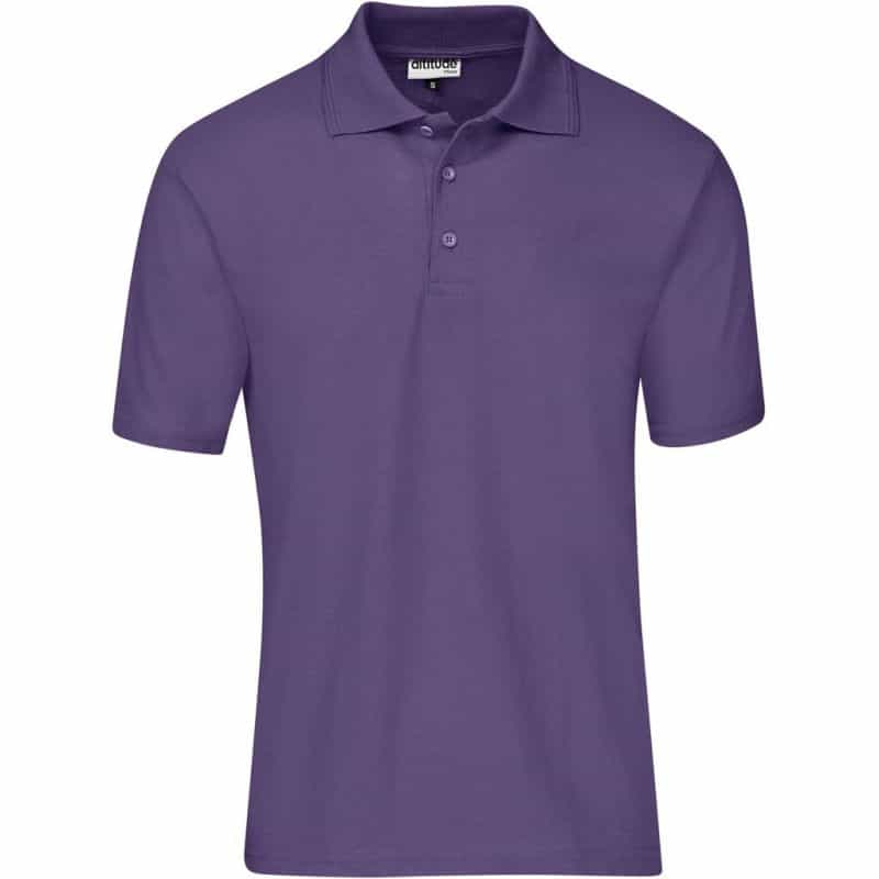 Mens Basic Pique Golf Shirt - Image 5