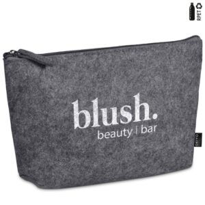 Alternative view of Okiyo Kesho Recycled PET Felt Mini Cosmetic Bag