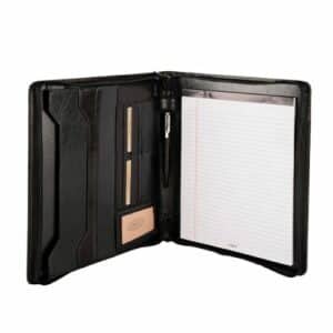 Buy A4 Adpel Leather Zipped Folder Online