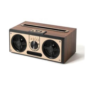 Alternative view of SEVAN - Giftology Retro Wood 20W Bluetooth Speaker with FM