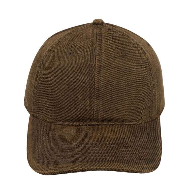 Buy Dual Tone Oil Skin 6 Panel Cap – Brown Online