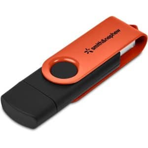Shuffle Gyro Black Flash Drive - 32GB