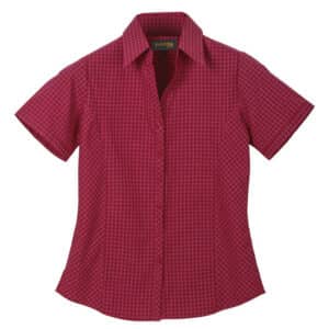 Alternative view of Pioneer Check Blouse Short Sleeve Ladies