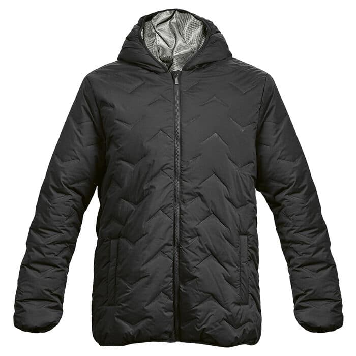 Mock -Quilt Hooded Puffer Mens