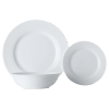 Buy White Basics European Rim Dinner Set 18 Piece Online