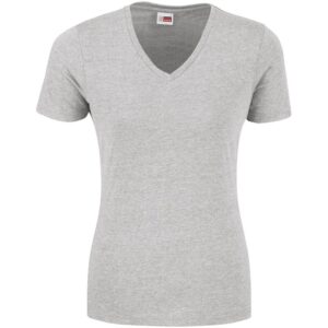 Alternative view of Ladies Michigan Melange V-Neck T-Shirt