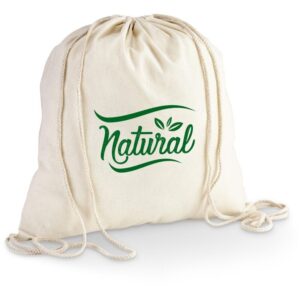 Alternative view of Altitude Eco-Cotton Drawstring Bag