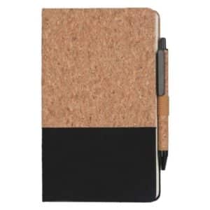 Alternative view of Borsa - Eco -Neutral A5 Cork Fabric Hard Cover Notebook And Pen Set