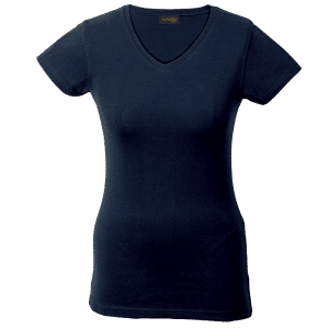 Buy 170g Slim Fit V-Neck T-Shirt Ladies Online