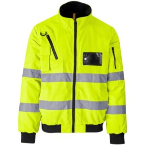 Alternative view of Techno Padded Hi-Viz Reflective Bunny Jacket