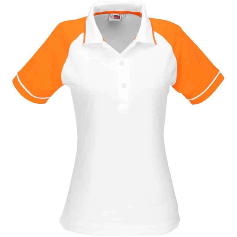 Ladies Sydney Golf Shirt - Orange