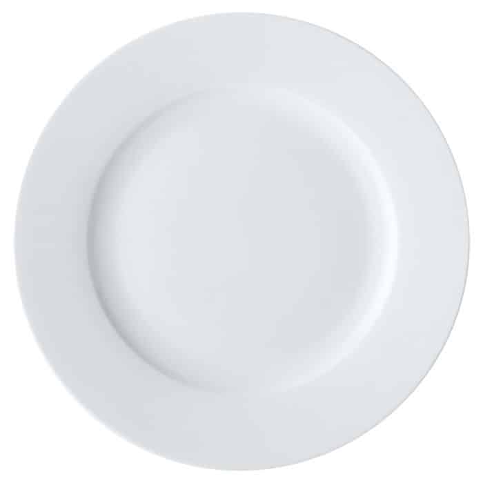 White Basics Rim Plate