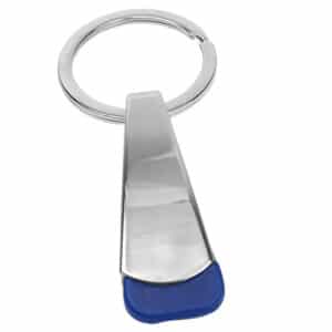 Alternative view of Tear Shaped Chrome Keychain