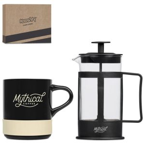 Alternative view of Kooshty Mixalot Black Koffee Set - Cream