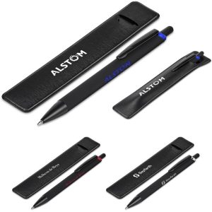 Shine Through Ballpoint Pen In Pouch