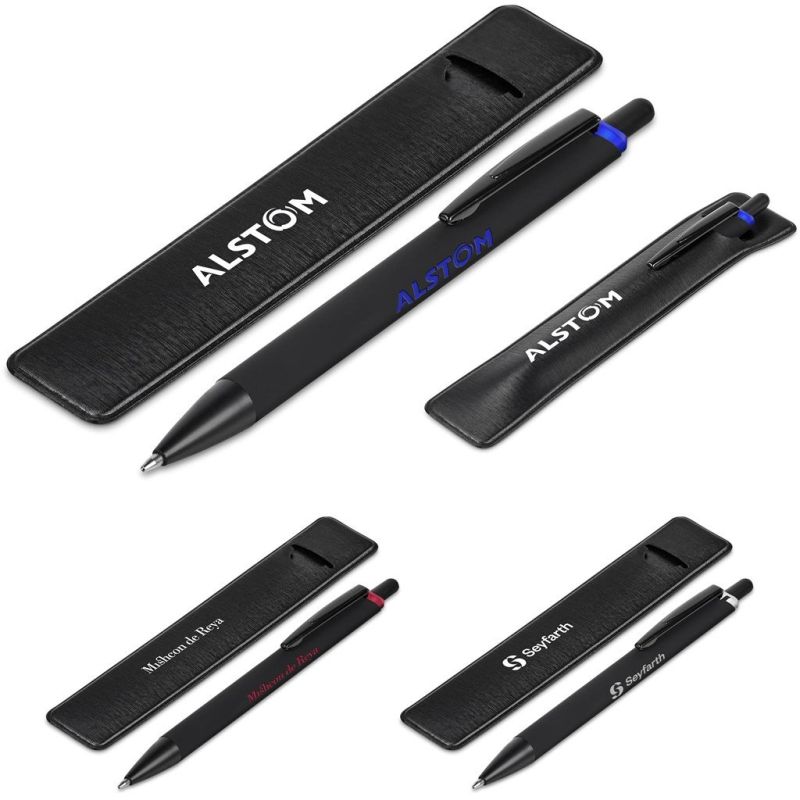 Shine Through Ballpoint Pen In Pouch